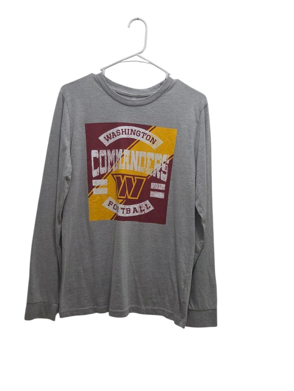 Washington Commanders Shirt Youth XL 14/16 NFL Football Long Sleeve Graphic Tee